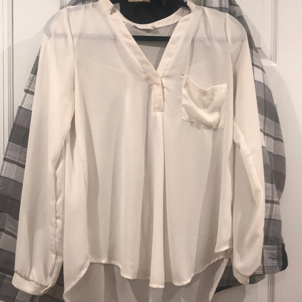 Cream blouse